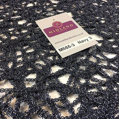 Metallic Wedding Net Mesh lace Dress fabric 50"  Wide M665 Mtex - Image 22