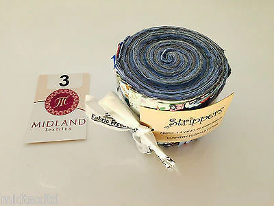 Mini Jelly Rolls 20 strippers 100% cotton 2.5" Width by 42" length M551 Mtex - Image 4