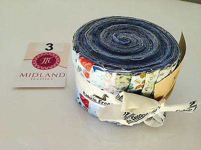 Mini Jelly Rolls 20 strippers 100% cotton 2.5" Width by 42" length M551 Mtex - Image 8