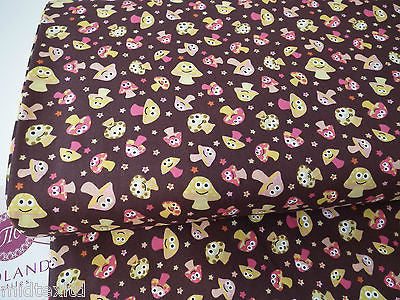 Mushroom Print 100% Cotton Poplin Fabric, 45" Wide Craft Cotton M27 - Image 19