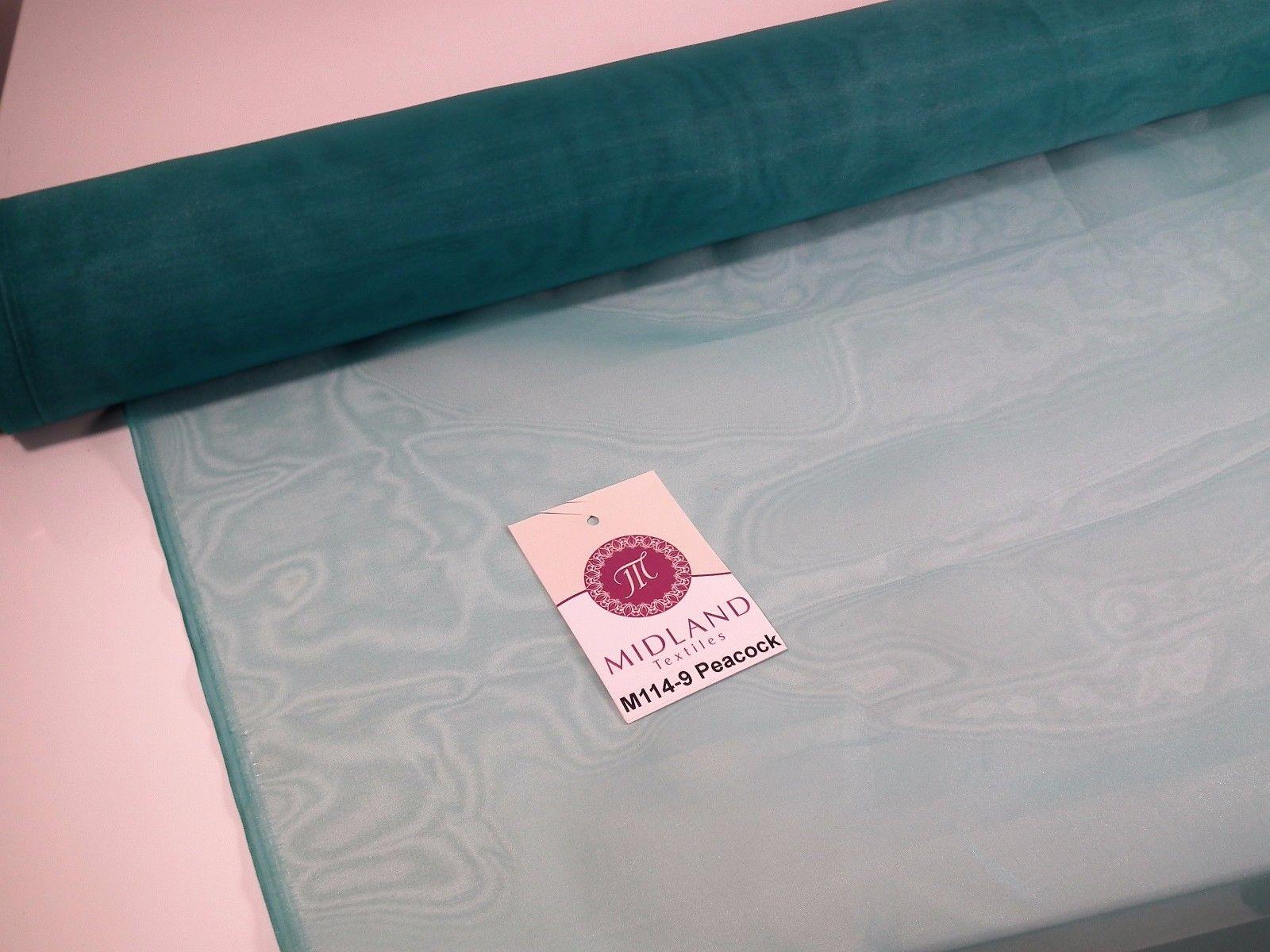 Organza Sheer Fabric Wedding Chair Sash Bows Table Runner 58" M114 Mtex - Image 10