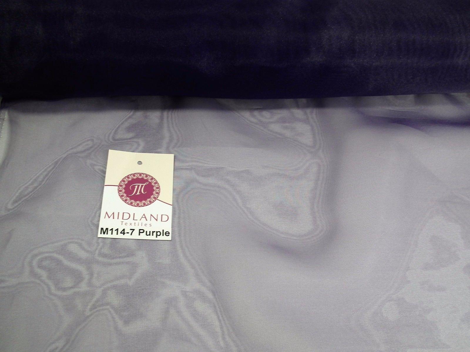 Organza Sheer Fabric Wedding Chair Sash Bows Table Runner 58" M114 Mtex - Image 18