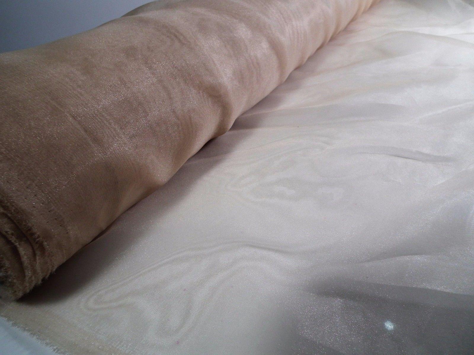 Organza Sheer Fabric Wedding Chair Sash Bows Table Runner 58" M114 Mtex - Image 3