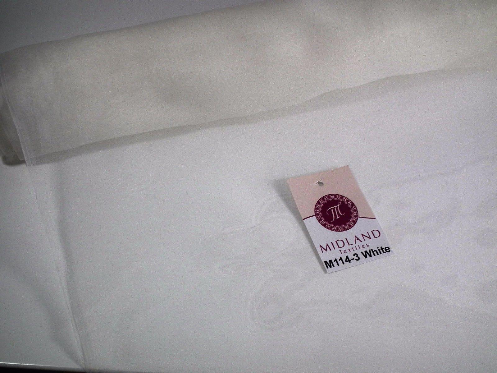 Organza Sheer Fabric Wedding Chair Sash Bows Table Runner 58" M114 Mtex - Image 5