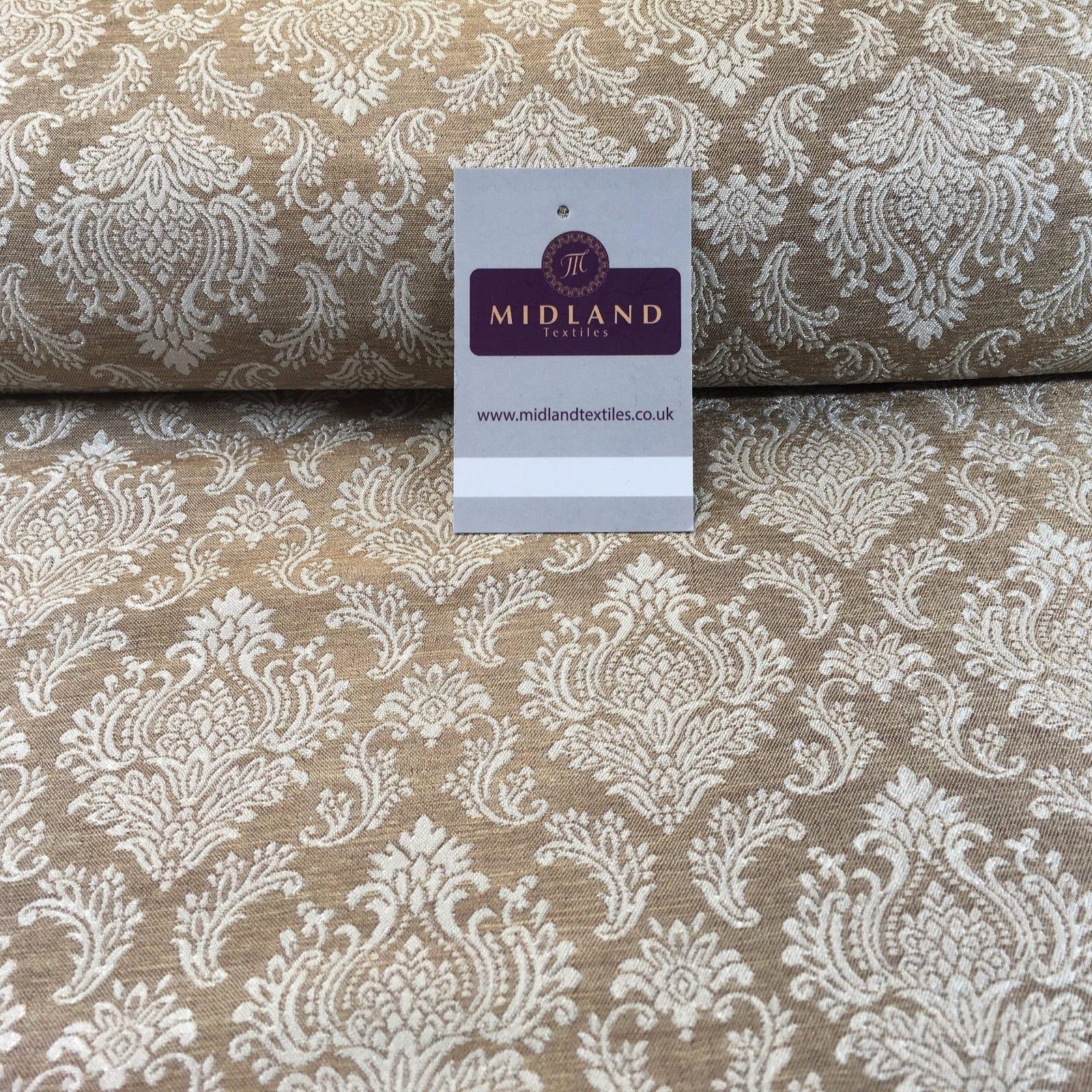 Ornate Ornamental Indian Pure Silk Banarsi waistcoat fabric 44" M790 Mtex - Image 5