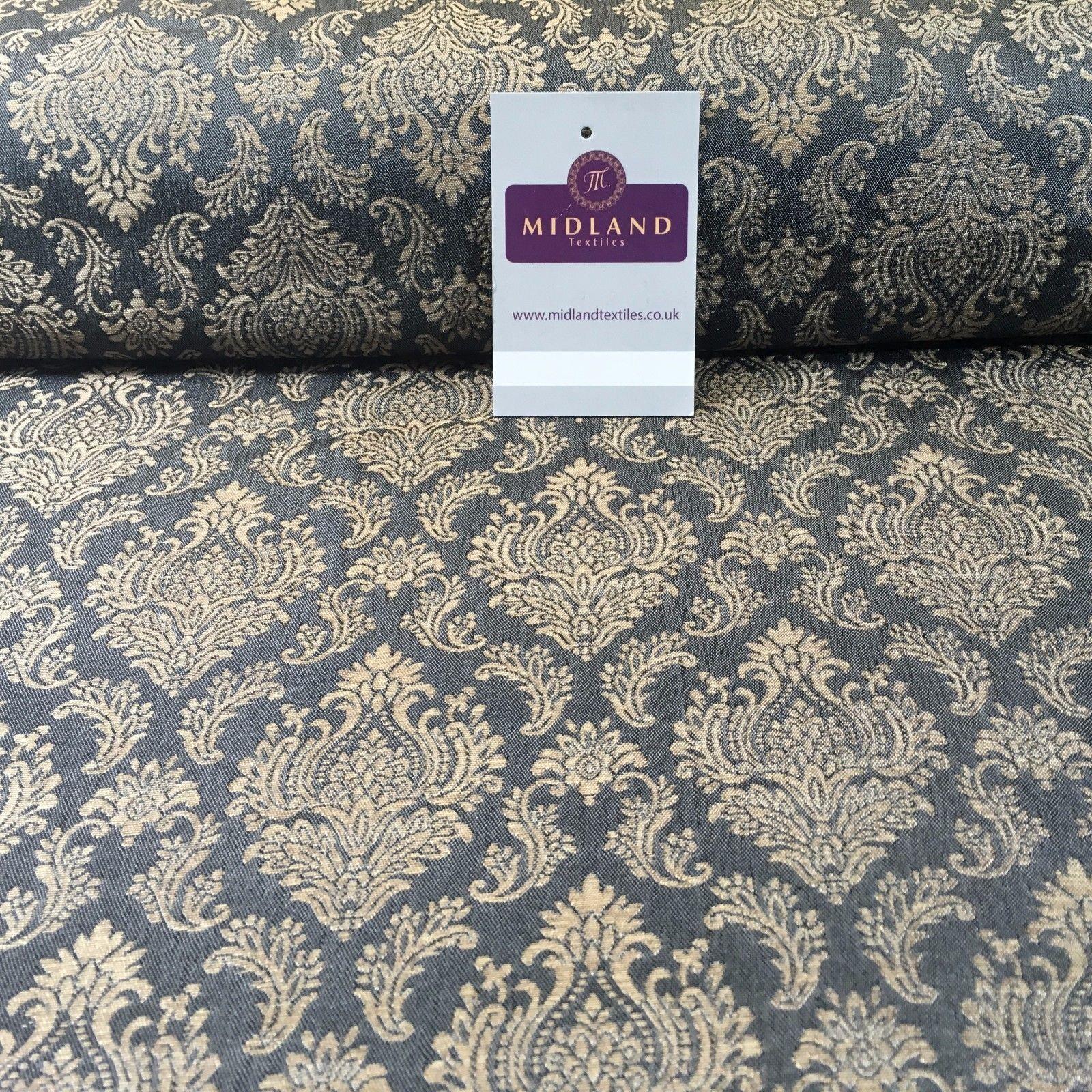 Ornate Ornamental Indian Pure Silk Banarsi waistcoat fabric 44" M790 Mtex - Image 7