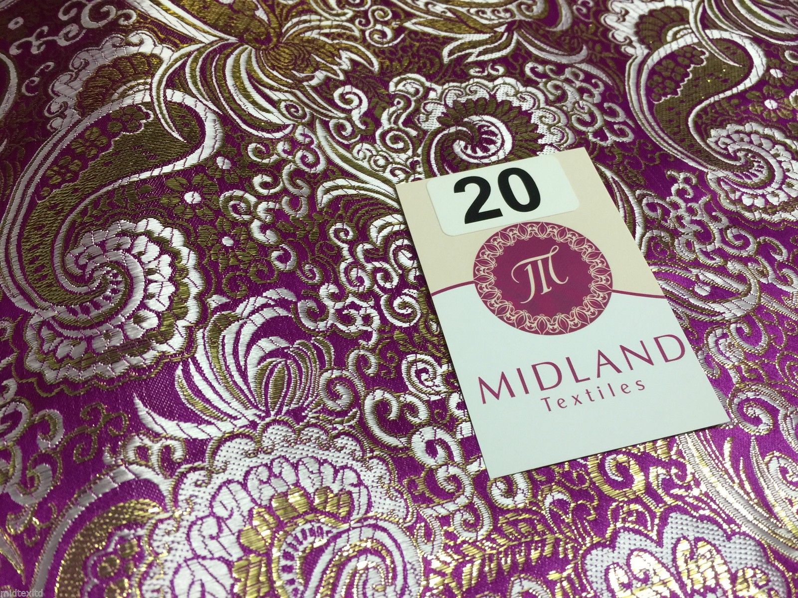 New Paisley Metallic Brocade Fabric 58" wide for Jackets & waistcoats M350 Mtex - Image 19