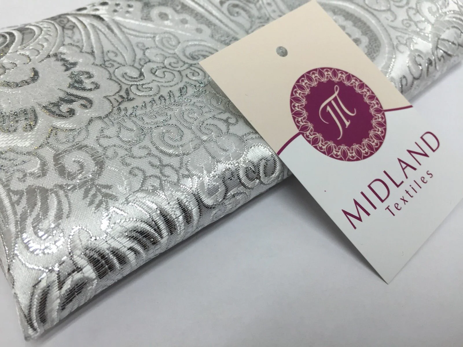 New Paisley Metallic Brocade Fabric 58" wide for Jackets & waistcoats M350 Mtex - Image 21