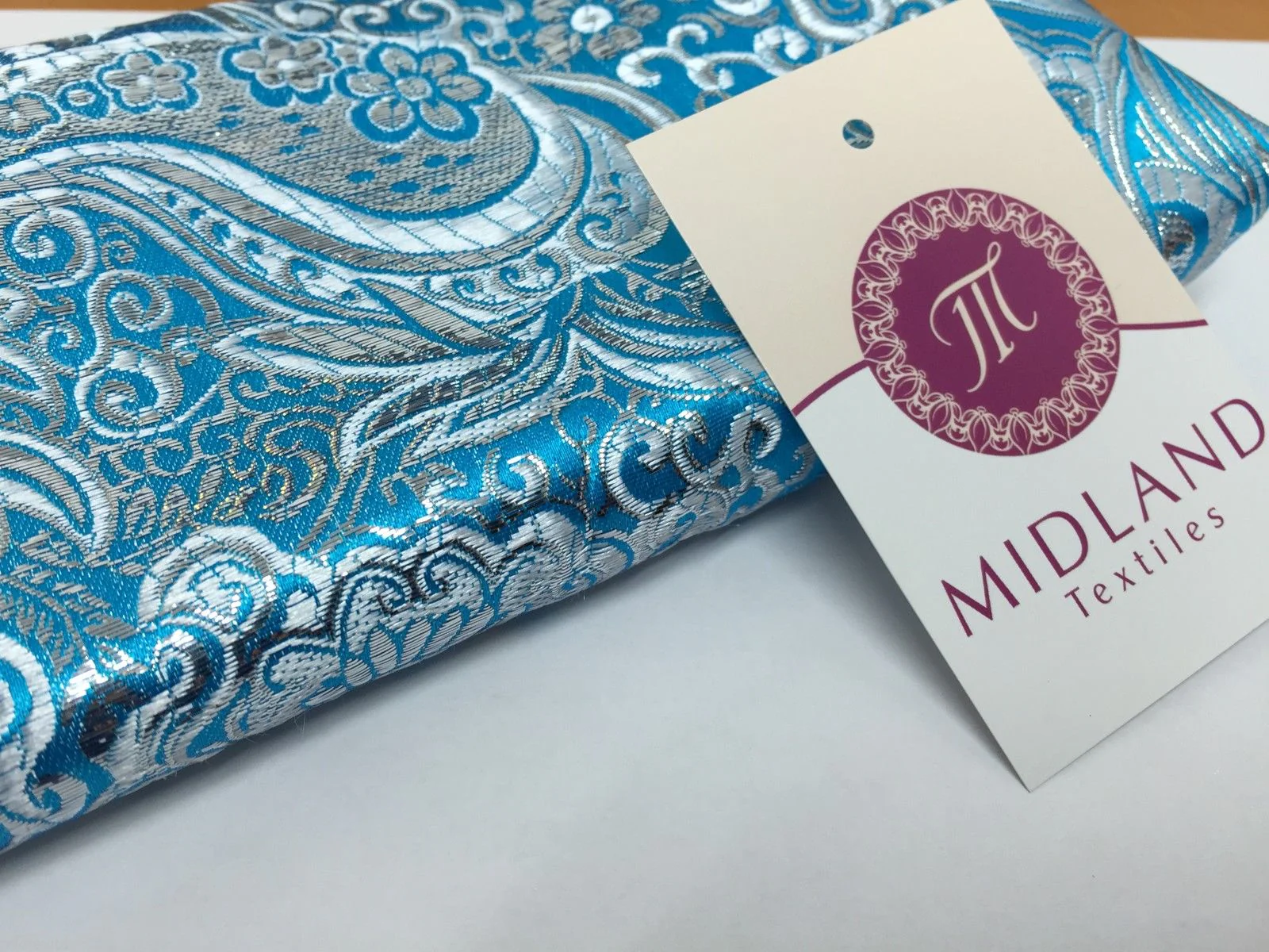 New Paisley Metallic Brocade Fabric 58" wide for Jackets & waistcoats M350 Mtex - Image 25