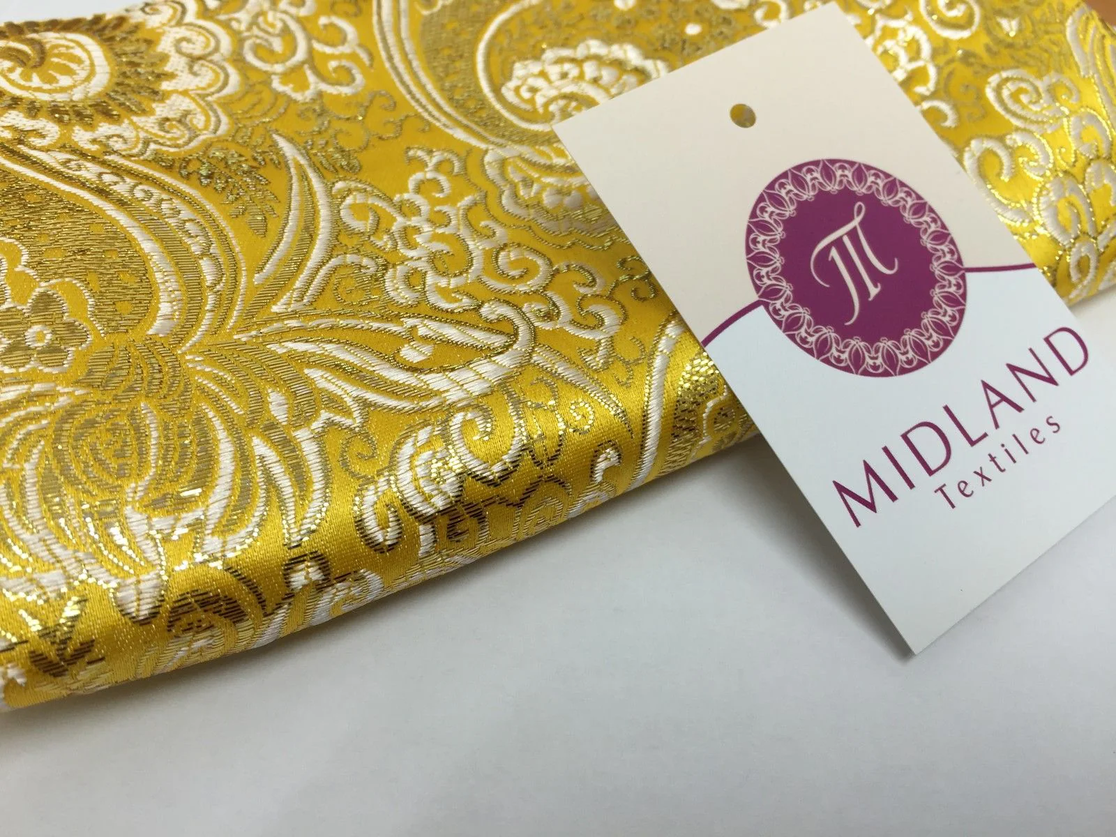 New Paisley Metallic Brocade Fabric 58" wide for Jackets & waistcoats M350 Mtex - Image 26