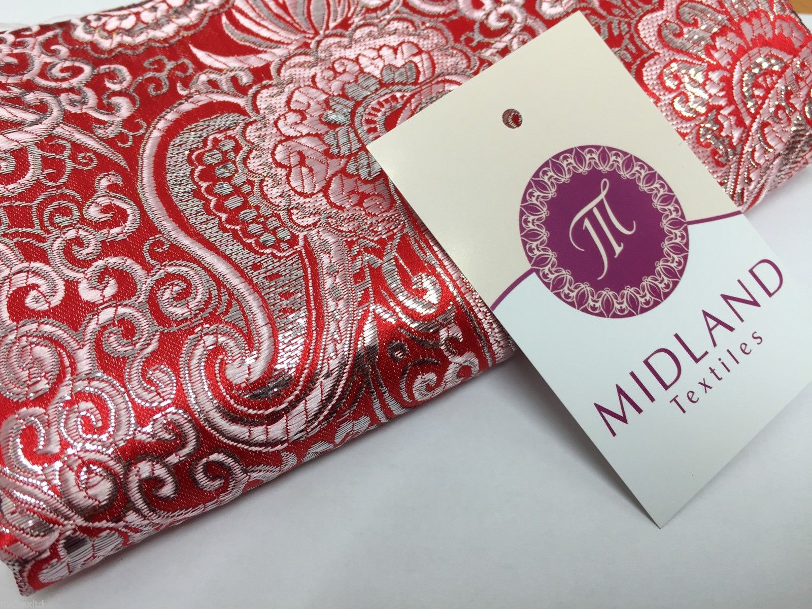 New Paisley Metallic Brocade Fabric 58" wide for Jackets & waistcoats M350 Mtex - Image 27