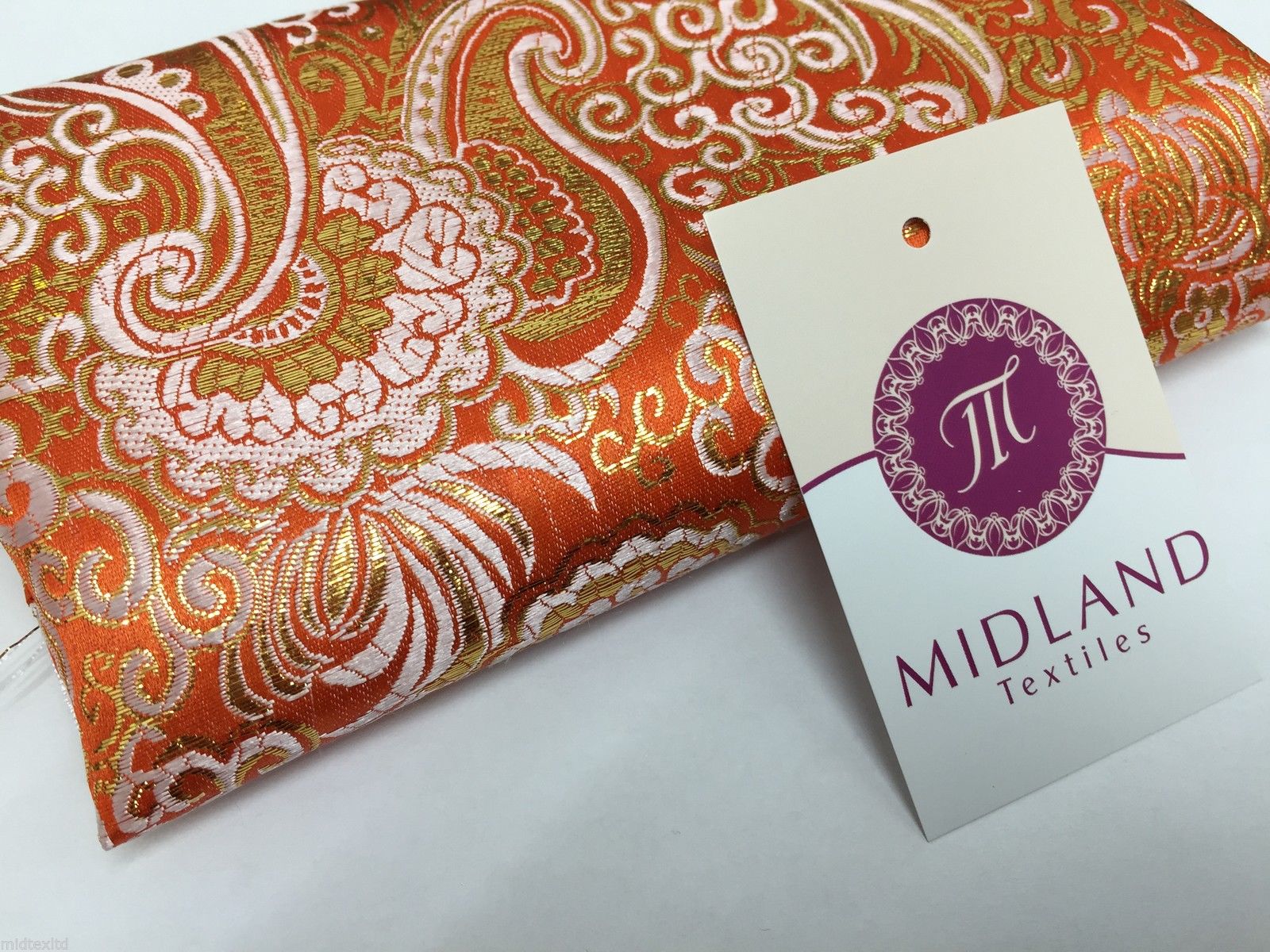 New Paisley Metallic Brocade Fabric 58" wide for Jackets & waistcoats M350 Mtex - Image 31