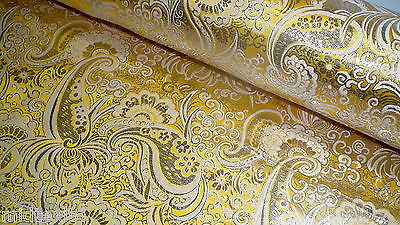 New Paisley Metallic Brocade Fabric 58" wide for Jackets & waistcoats M350 Mtex - Image 47