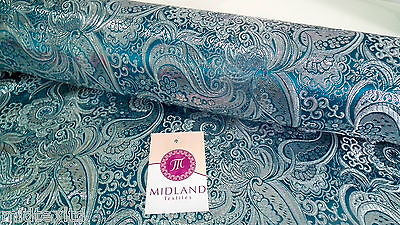 New Paisley Metallic Brocade Fabric 58" wide for Jackets & waistcoats M350 Mtex - Image 49
