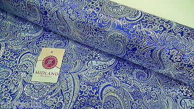 New Paisley Metallic Brocade Fabric 58" wide for Jackets & waistcoats M350 Mtex - Image 52