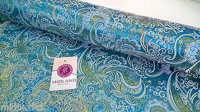 New Paisley Metallic Brocade Fabric 58" wide for Jackets & waistcoats M350 Mtex - Image 53