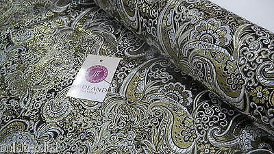 New Paisley Metallic Brocade Fabric 58" wide for Jackets & waistcoats M350 Mtex - Image 54