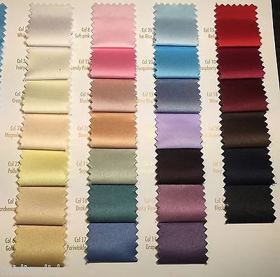 Peau de Soie Matt Satin Fabric | 21 Colours | 45" Wide M601 - Image 3