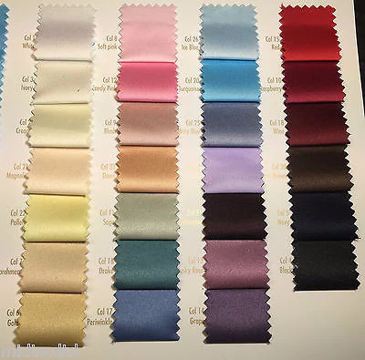 Peau de Soie Matt Satin Fabric | 21 Colours | 45" Wide M601 - Image 4