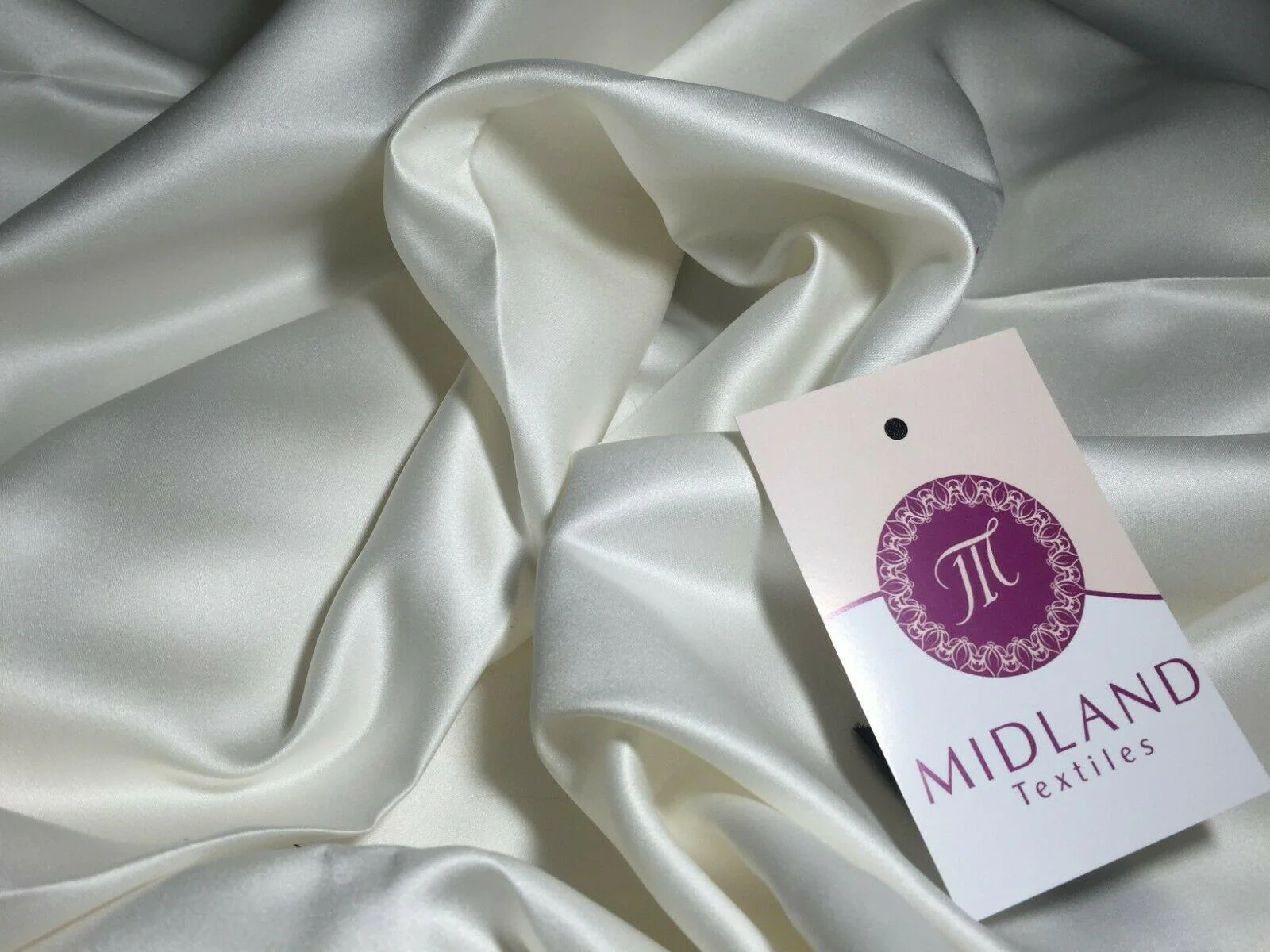 Peau-De-Soie Matt Satin Fabric - Premium Wedding & Eveningwear - 58" Wide MK965 - Image 3