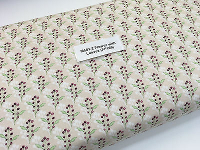 Pink Watercolour Floral 100% Cotton Craft & Patchwork fabric 44" Wide M561 Mtex - Image 6