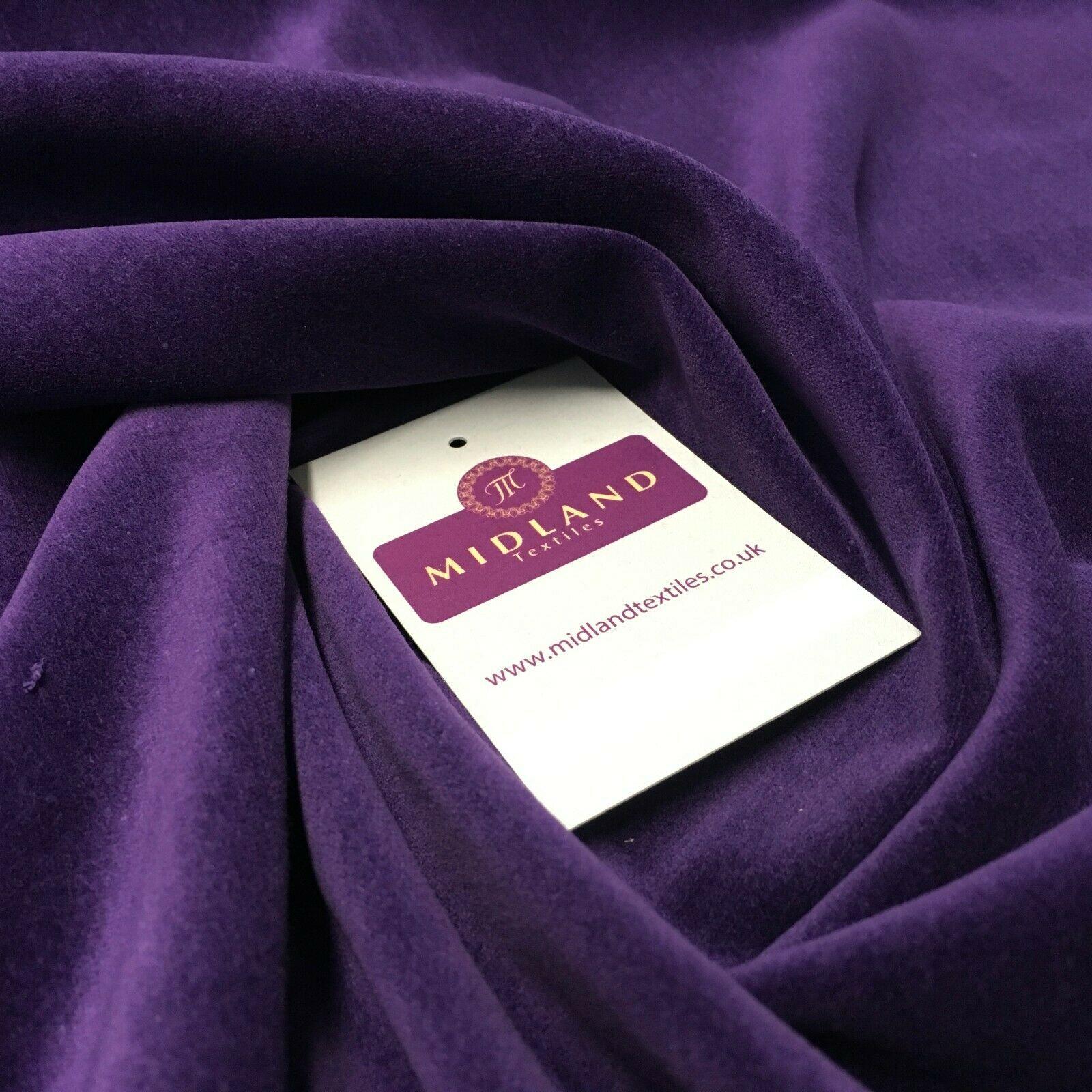 Plain Cotton Velvet ideal for evening & Bridal Fabric 110cm Wide MS1050 Mtex - Image 18