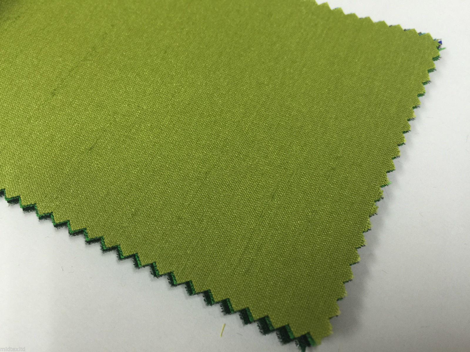 Faux Dupion Raw Silk Fabric - 100% Polyester Plain M410 - Image 10