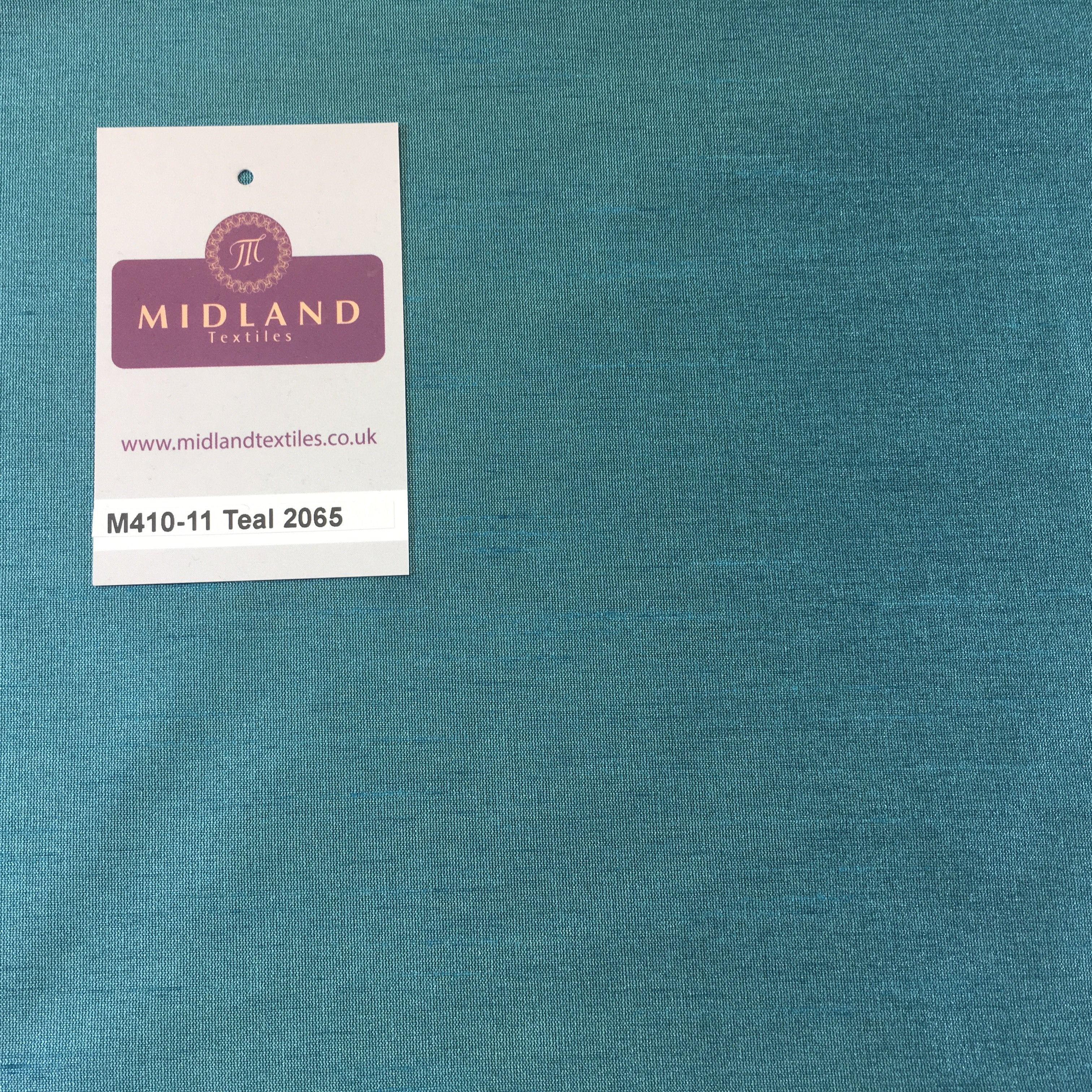 Faux Dupion Raw Silk Fabric - 100% Polyester Plain M410 - Image 101