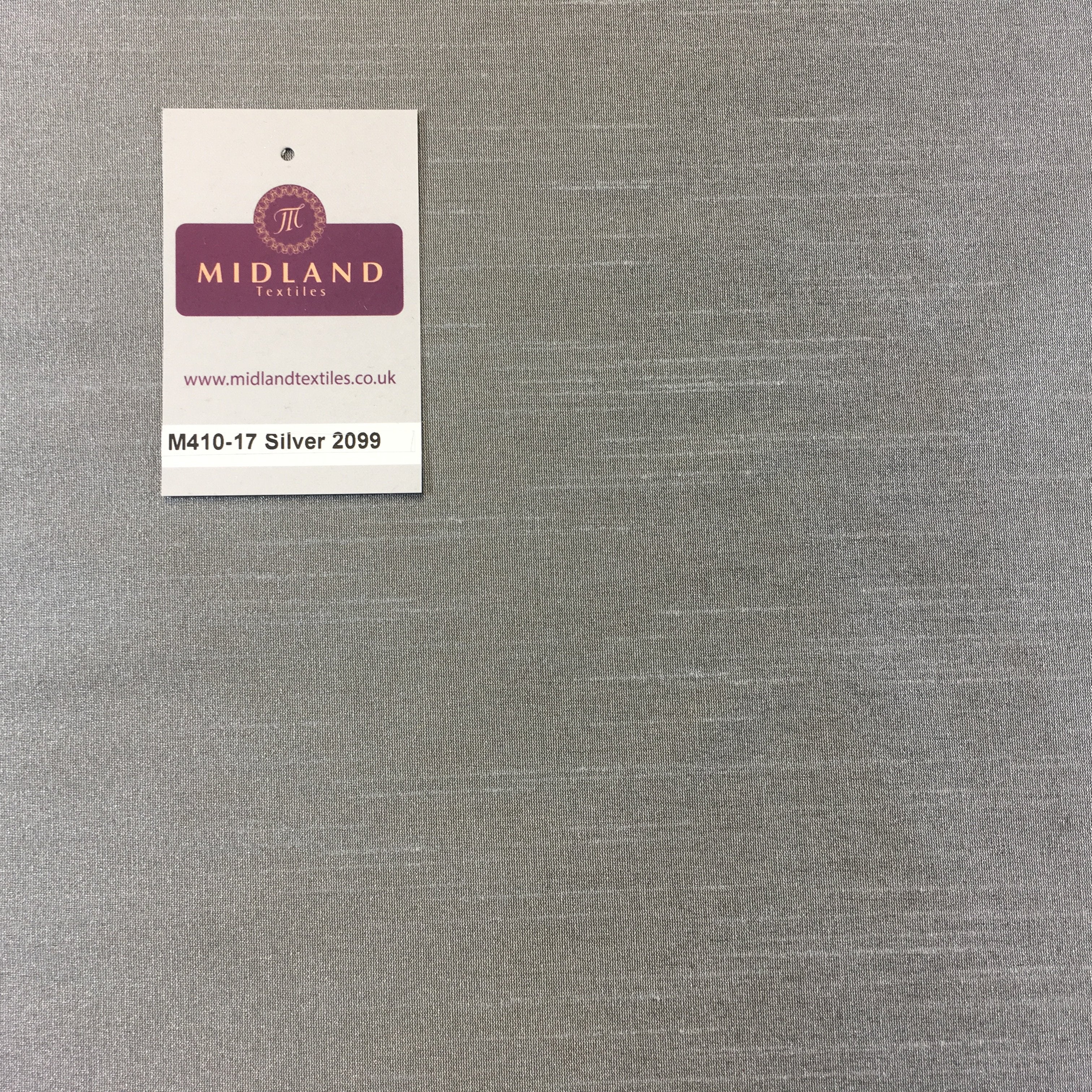Faux Dupion Raw Silk Fabric - 100% Polyester Plain M410 - Image 107