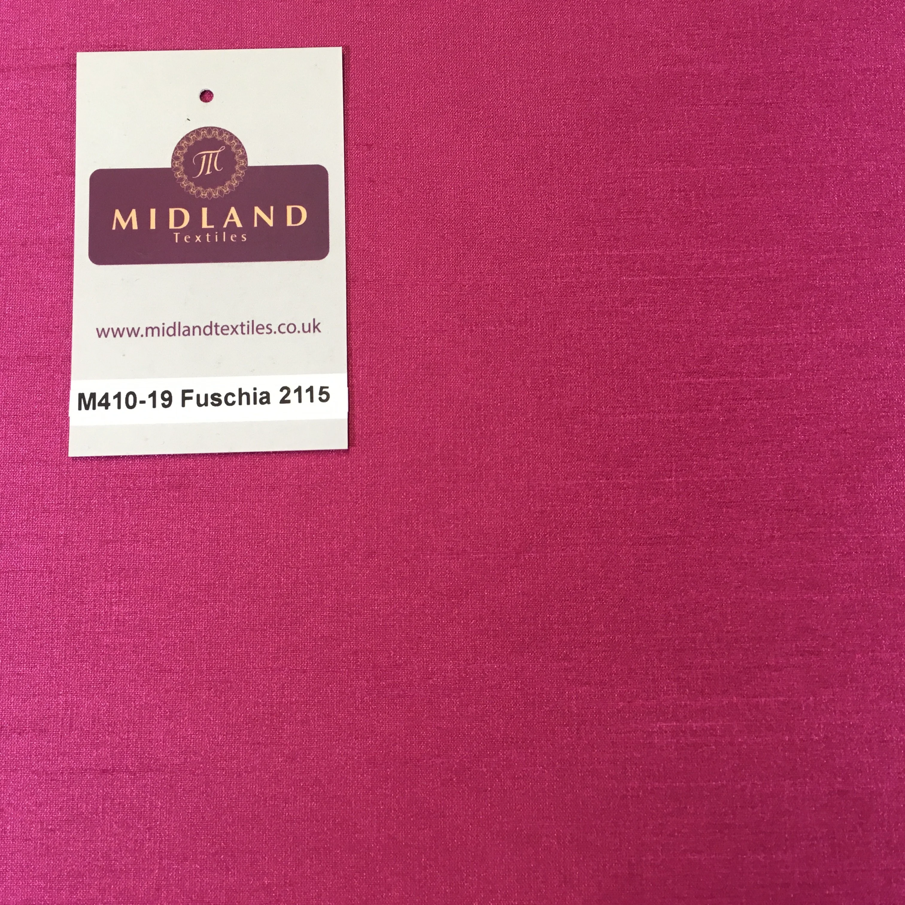 Faux Dupion Raw Silk Fabric - 100% Polyester Plain M410 - Image 109