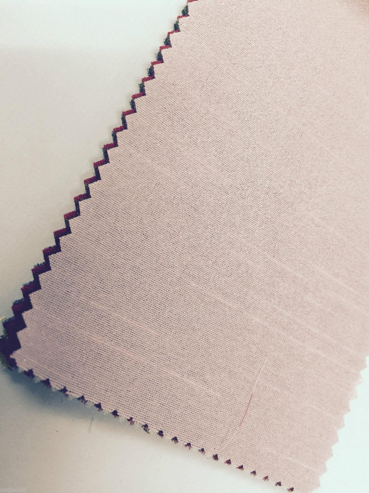 Faux Dupion Raw Silk Fabric - 100% Polyester Plain M410 - Image 6