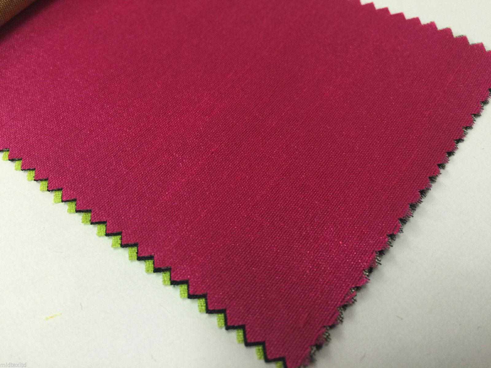 Faux Dupion Raw Silk Fabric - 100% Polyester Plain M410 - Image 64