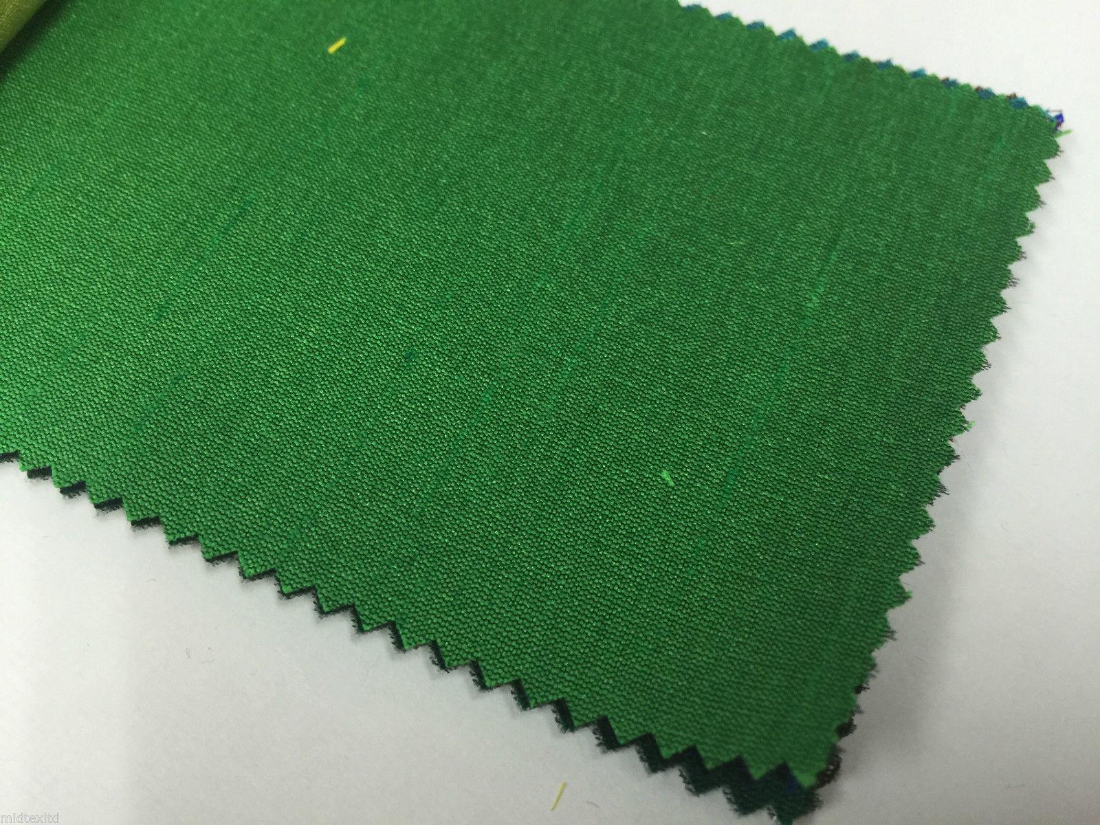 Faux Dupion Raw Silk Fabric - 100% Polyester Plain M410 - Image 77