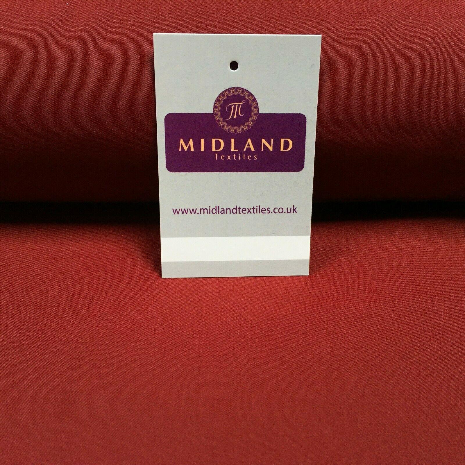 Indian Colours Plain Soft Lightweight Lining 100% Polyester Crepe Fabric 100 cm Wide MR865 Mtex - Image 20