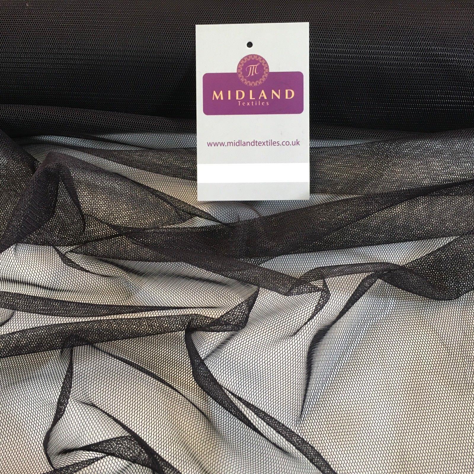 Plain Soft Tulle Dress Net Mesh Bridal Wedding Tutu Fabric 52" wide M506 Mtex - Image 19