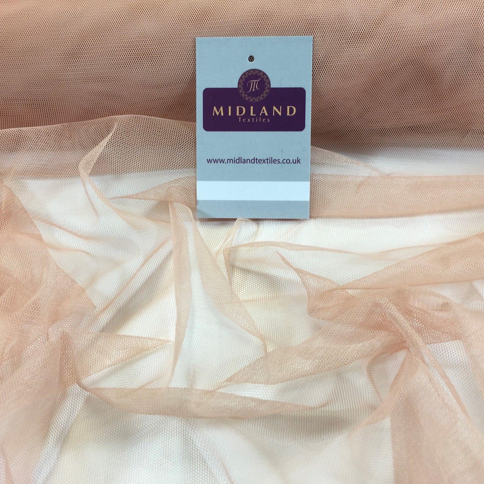 Plain Soft Tulle Dress Net Mesh Bridal Wedding Tutu Fabric 52" wide M506 Mtex - Image 22