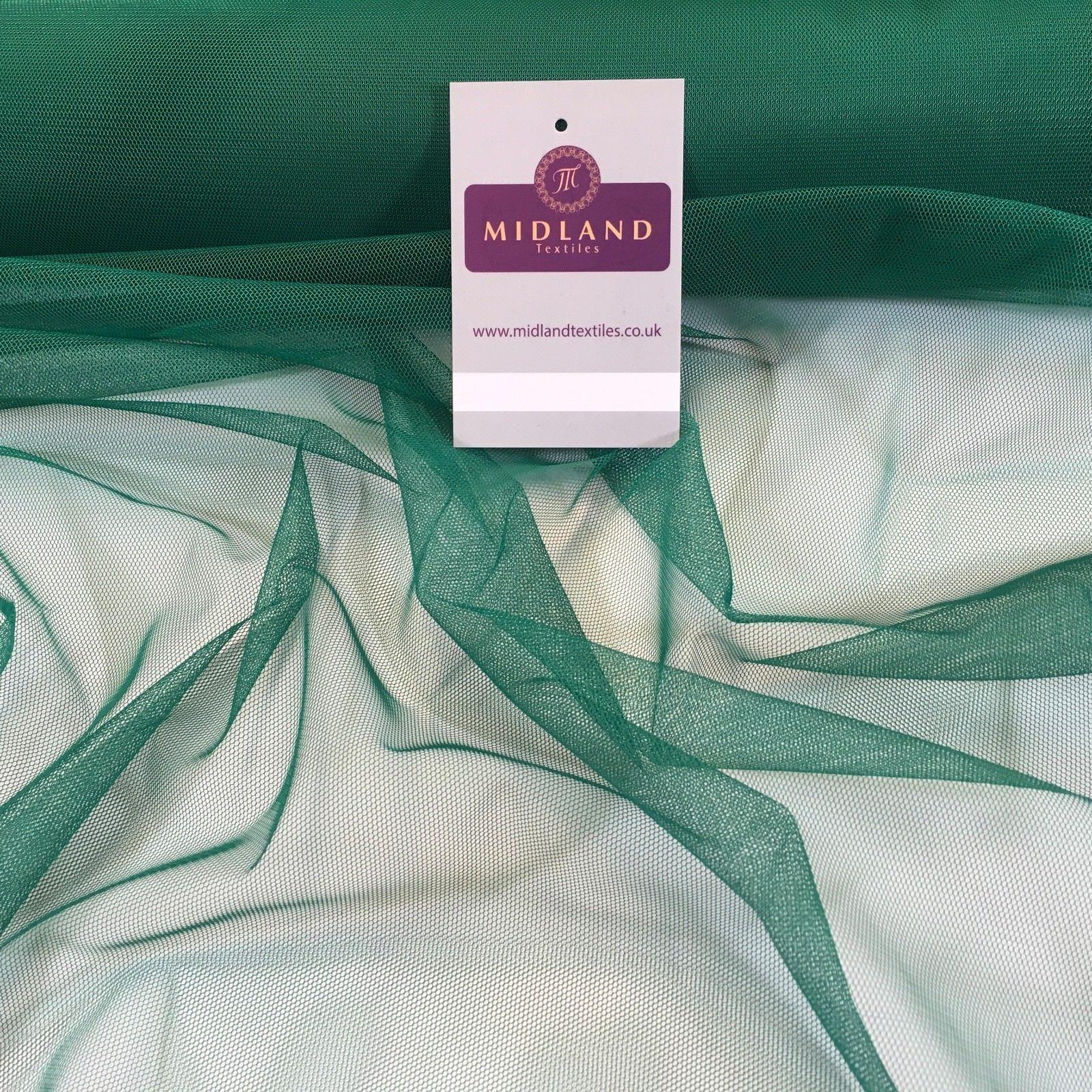 Plain Soft Tulle Dress Net Mesh Bridal Wedding Tutu Fabric 52" wide M506 Mtex - Image 26