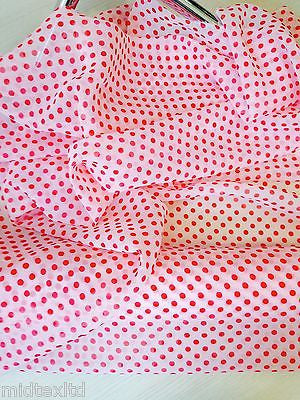 Polka Dots Chiffon Sheer Fabric M160 Mtex - Image 3