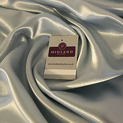 Satin Backed Crepe Bridal & Evening Dress Fabric Medium Weight 44" M688 Mtex - Image 13
