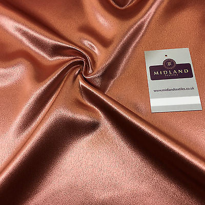 Satin Backed Crepe Bridal & Evening Dress Fabric Medium Weight 44" M688 Mtex - Image 9