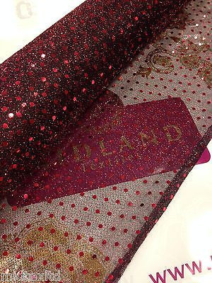 Sequin 3mm fabric sparkly shiny american knit 100cm Clothing M66 Mtex - Image 10