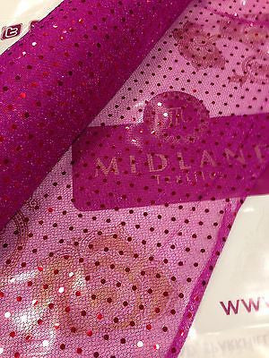 Sequin 3mm fabric sparkly shiny american knit 100cm Clothing M66 Mtex - Image 3