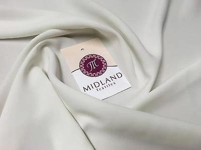 Soft and Lightweight Peach Crepe Dressmaking Fabric ideal for Bridal M510 Mtex - Image 16