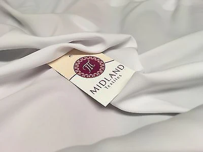 Soft and Lightweight Peach Crepe Dressmaking Fabric ideal for Bridal M510 Mtex - Image 3
