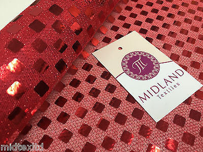 SQUARE SEQUIN LUREX JERSEY DISCO DANCE FANCY DRESS FABRIC MATERIAL 38"  M67 Mtex - Image 11