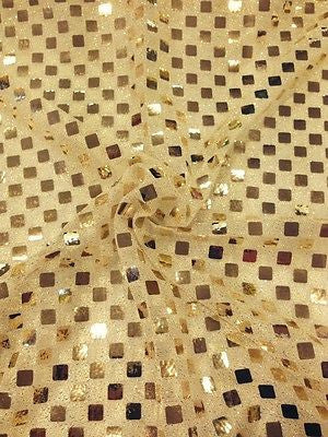 SQUARE SEQUIN LUREX JERSEY DISCO DANCE FANCY DRESS FABRIC MATERIAL 38"  M67 Mtex - Image 6