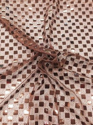 SQUARE SEQUIN LUREX JERSEY DISCO DANCE FANCY DRESS FABRIC MATERIAL 38"  M67 Mtex - Image 7