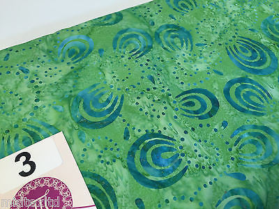 Swirl and dot design contrasting colours Bali batik fabric 100% Cotton M525 Mtex - Image 13
