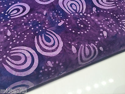 Swirl and dot design contrasting colours Bali batik fabric 100% Cotton M525 Mtex - Image 4