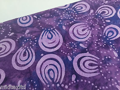 Swirl and dot design contrasting colours Bali batik fabric 100% Cotton M525 Mtex - Image 6